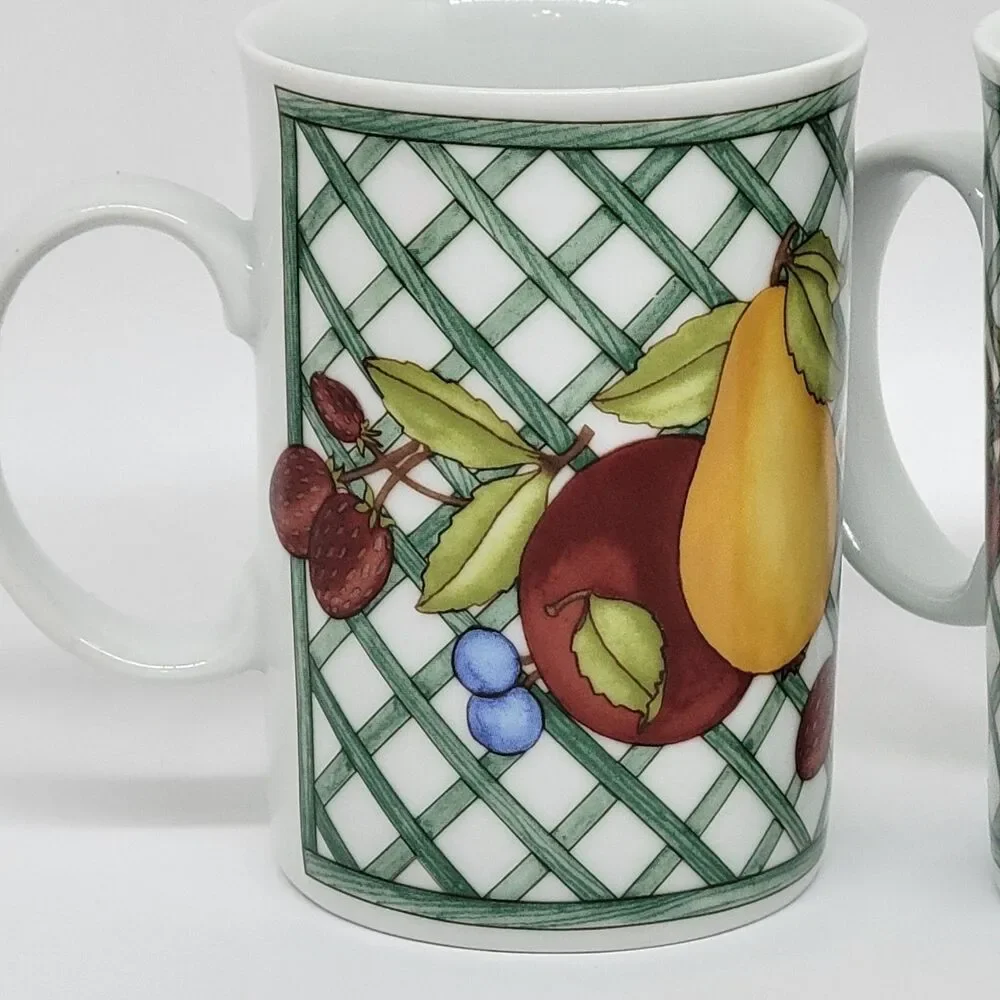 Dansk Nordic Fruit Mugs set of 2